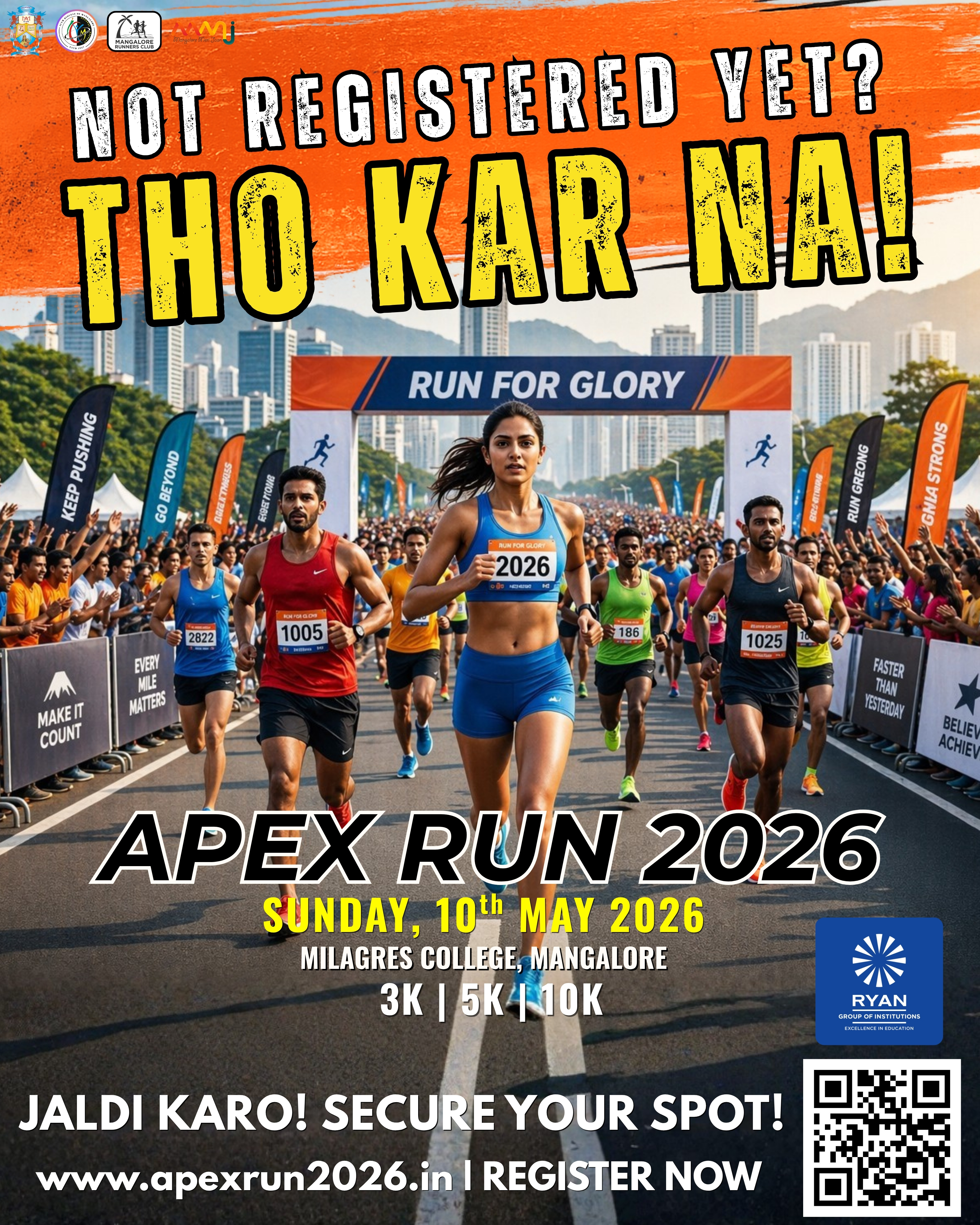 Runners at Apex Run