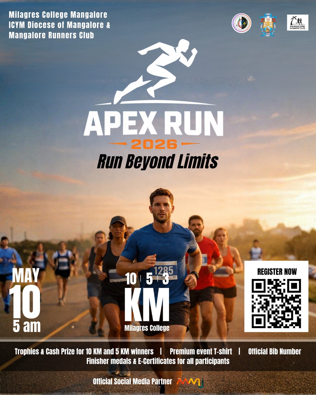 Runners at Apex Run